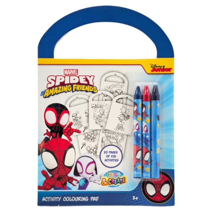 Set actividades y colorear Spiderman Marvel surtido
