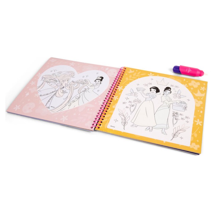 Libro magico pinta con agua Princesas Disney