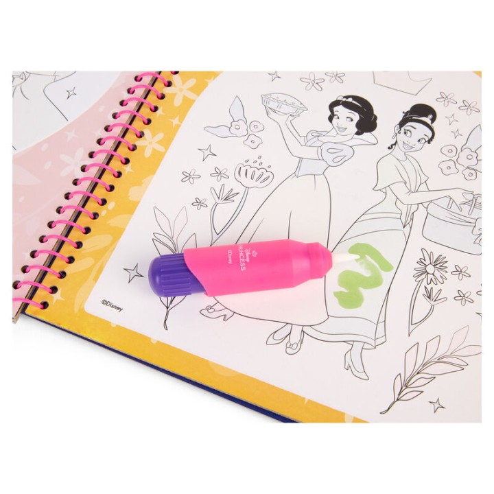 Libro magico pinta con agua Princesas Disney