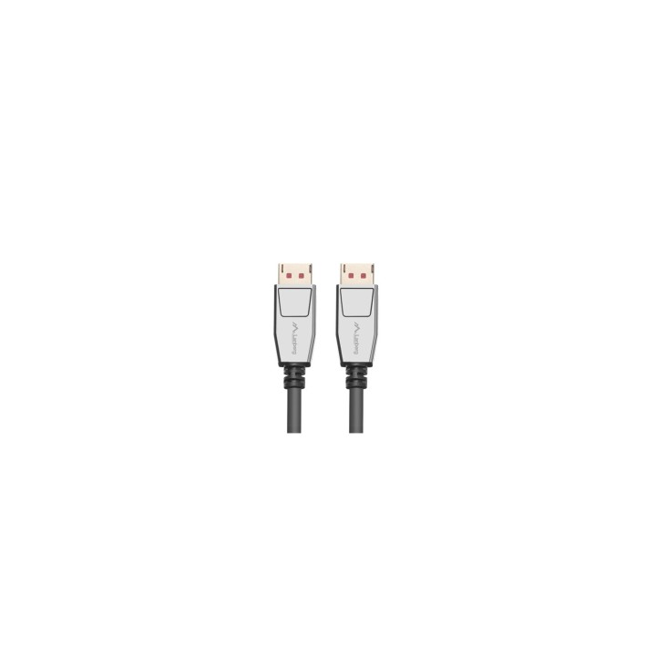 Lanberg CA-DPDP-20CU-0018-BK cable DisplayPort 1,8 m Negro, Plata