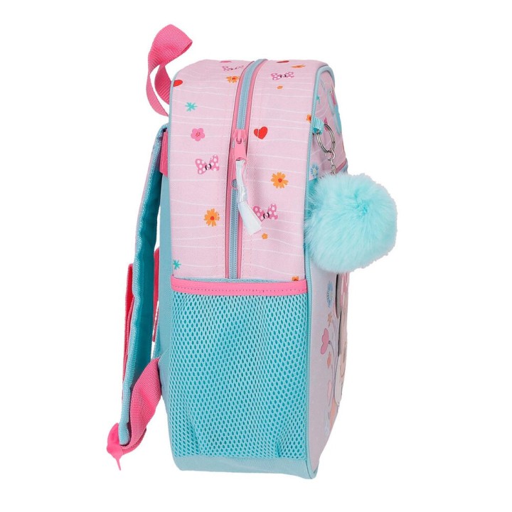 Mochila Happy To Be Me Minnie Disney 33cm adaptable