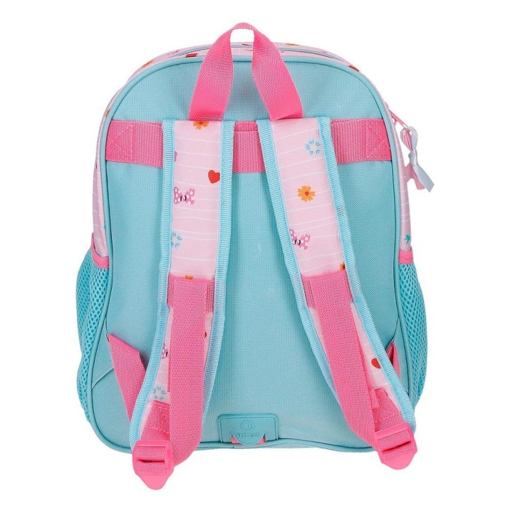 Mochila Happy To Be Me Minnie Disney 33cm adaptable