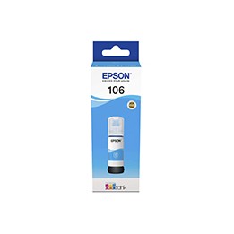 Botella Tinta Epson EcoTank 106 Cian 70ml (C13T00R240)