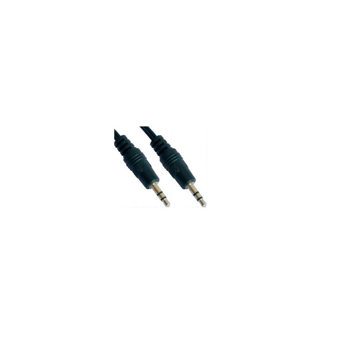 Nanocable 3.5mm/M a 3.5mm/M 1.5m Negro (10.24.0101)