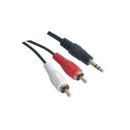 Nanocable Audio 3.5mm/M a 2xRCA/M 3m (10.24.0303)