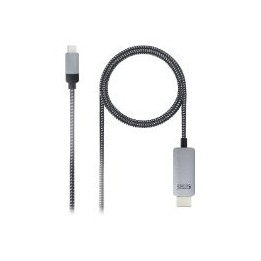 Nanocable USB-C/M a HDMI/M 3m Negro (10.15.5103)