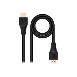 Nanocable HDMI 1.4 A/M-A/M 1m Negro (10.15.4701)