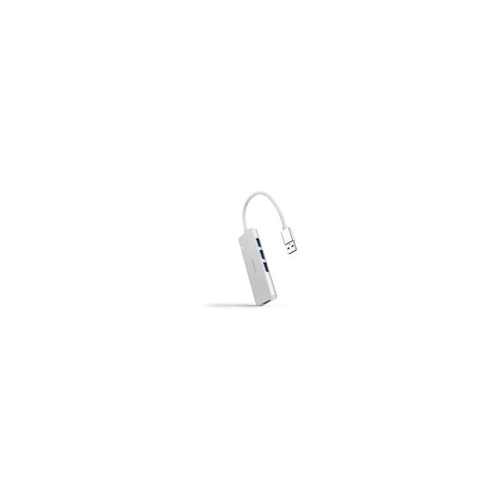 Hub Nanocable USB-A 3.0 a 4xUSB-A 3.0 Gris (10.16.4602)