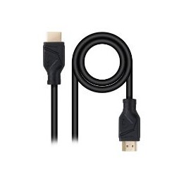Nanocable HDMI V2.1 8K A/M-A/M 0.5m Negro (10.15.8300)