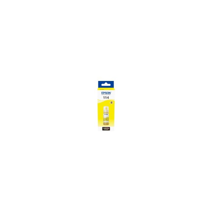 Botella de Tinta Epson 114 Amarillo 70ml (C13T07B440)