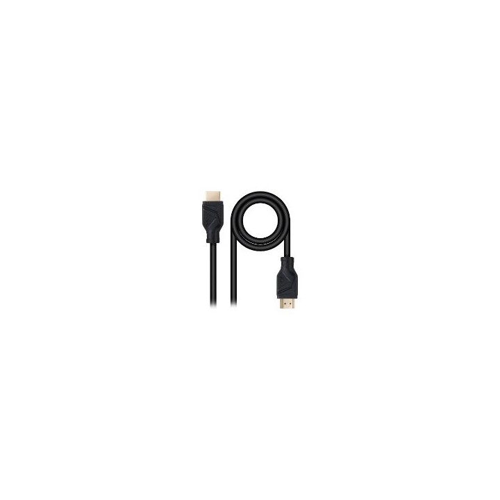 Nanocable HDMI V2.1 A/M-A/M 1m Negro (10.15.8301)