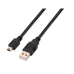Cable AISENS USB-A/M a Mini USB-B/M 1.8m (A101-0025)