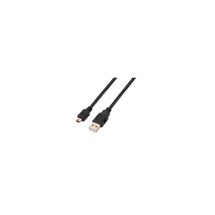 Cable AISENS USB-A/M a Mini USB-B/M 1.8m (A101-0025)