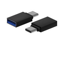 Adaptador AISENS USB-C/M a USB-A/H Negro (A108-0717)