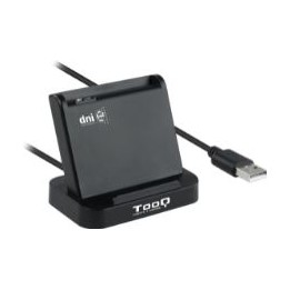 Lector Tarjetas TooQ DNIe USB 2.0 Negro (TQR-220B)