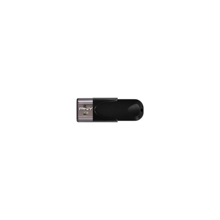 Pendrive PNY Attaché 8Gb USB-A 2.0 Negro (FD8GBATT4-EF)