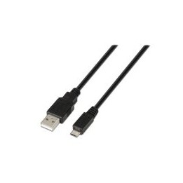 Nanocable USB-A/M a Micro USB-B/M 3m Negro (10.01.0503)