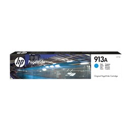 Tinta HP PageWide 913A Cian 37ml 3000 páginas (F6T77AE)