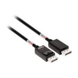 Cable Club 3D DP80 8K/240Hz 1.6m M/M Negro (CAC-1092)
