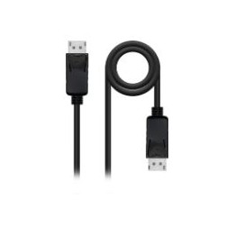 Nanocable DP/M a DP/M 2m Negro (10.15.2802)