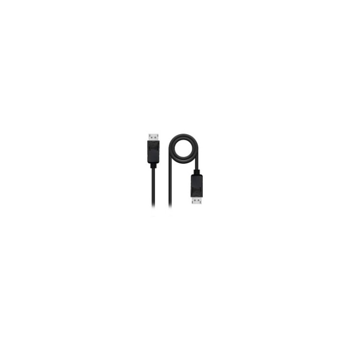 Nanocable DP/M a DP/M 2m Negro (10.15.2802)