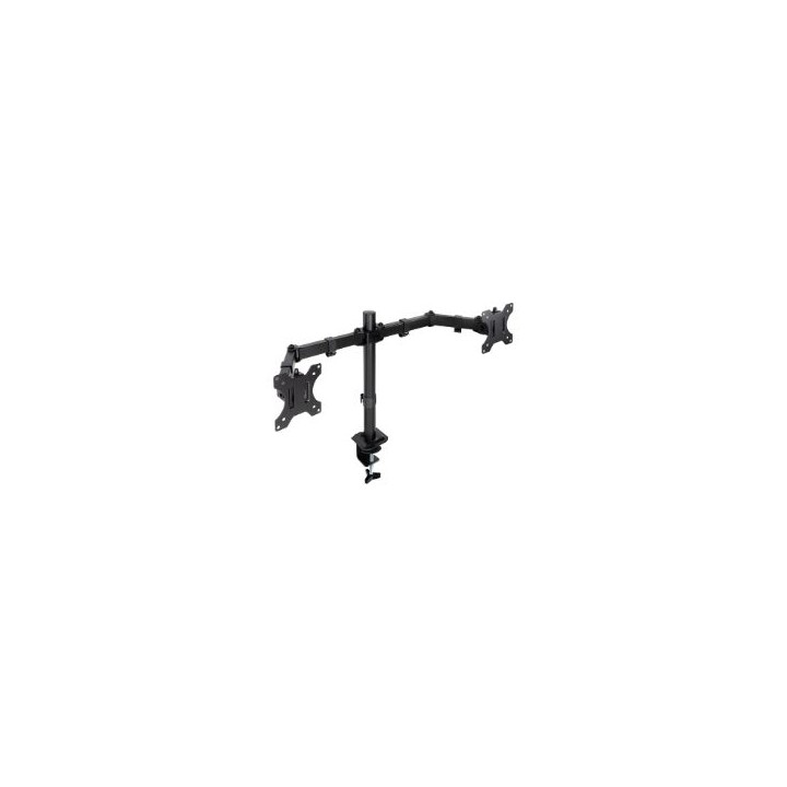 Soporte Mesa TooQ Gira/Inclina 17-27" Negro(DB1802TN-B)