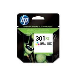 Tinta HP 301XL Tricolor 6ml 330 páginas (CH564EE)