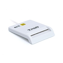 Lector Tarjetas TooQ USB-A 2.0 DNIe Blanco (TQR-210W)