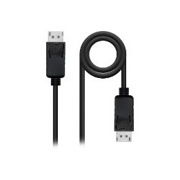 Nanocable DP/M a DP/M 3m Negro (10.15.2803)