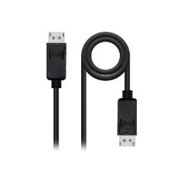 Nanocable DP/M a DP/M 1m Negro (10.15.2801)