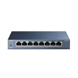 Switch TP-Link 8xRJ45 GbE Negro (TL-SG108S)