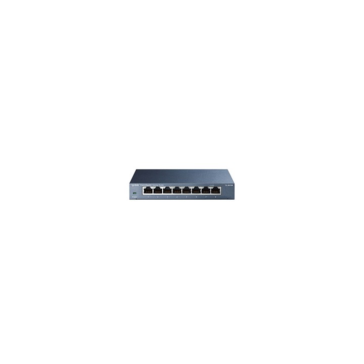 Switch TP-Link 8xRJ45 GbE Negro (TL-SG108S)