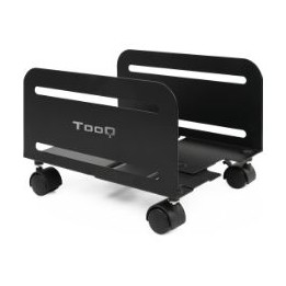 Soporte TooQ CPU Suelo con Ruedas Negro (UMCS0004-B/A)