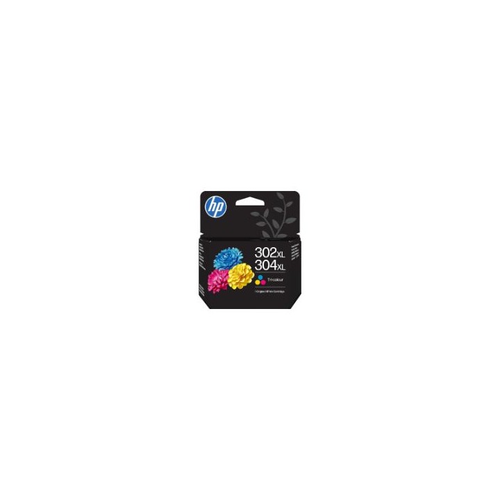 Tinta HP 302XL/304XL Tricolor 100 páginas (B7RT8AE)