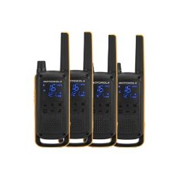 Walkie Talkie Motorola T82 Pack 4 (59T82EXQUADPACK)