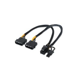 Nanocable Molex (8-pin) a 2xMolex (4-pin) (10.19.1201)
