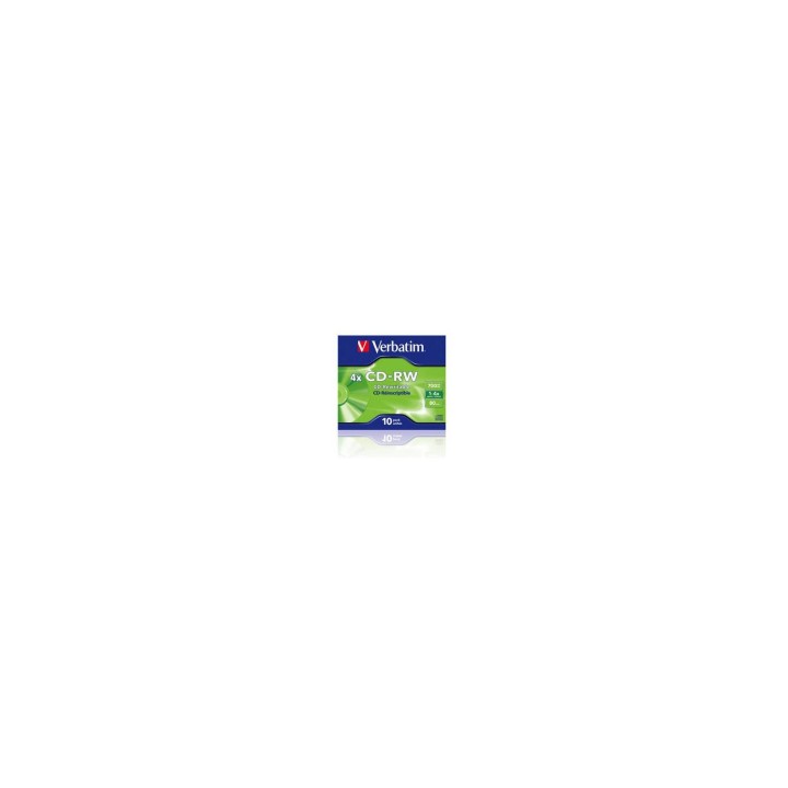 CD-RW VERBATIM 10 UNIDADES 700MB 12x 43480