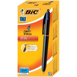 BIC 902129 bolígrafo Negro, Azul, Verde, Rojo Medio 12 pieza(s)