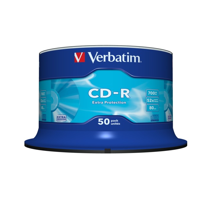 Verbatim CD-R Extra Protection 700 MB 52x 50 pieza(s)