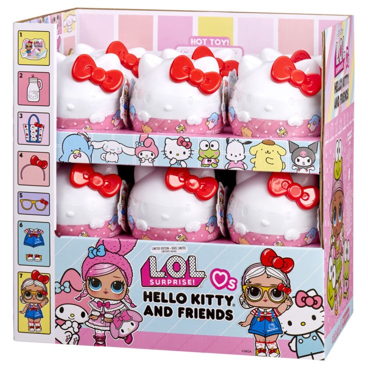 Capsula sorpresa L.O.L. Surprise Loves Hello Kitty & Friends surtido