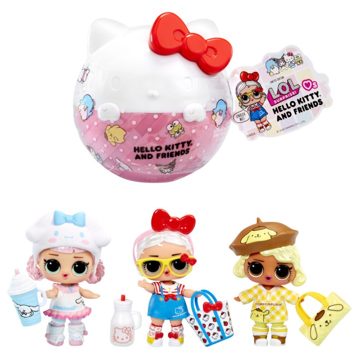 Capsula sorpresa L.O.L. Surprise Loves Hello Kitty & Friends surtido
