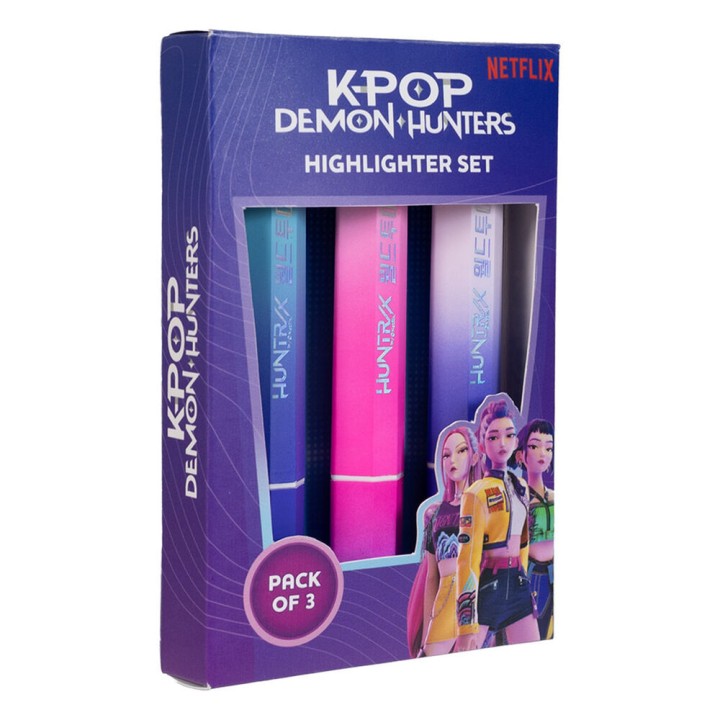 Set 3 subrayadores K-Pop Demon Hunters