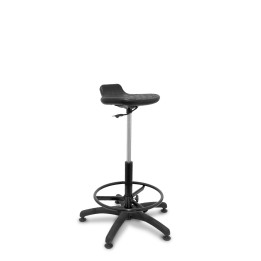 TABURETE MOLINAR CON TOPES NEGRO 315