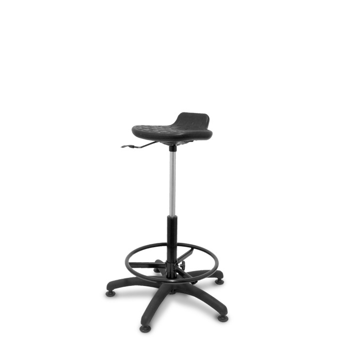 TABURETE MOLINAR CON TOPES NEGRO 315