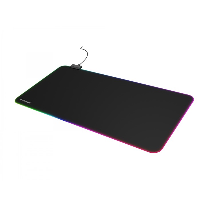 GENESIS Boron 500 XXL RGB Alfombrilla de ratón para juegos Negro