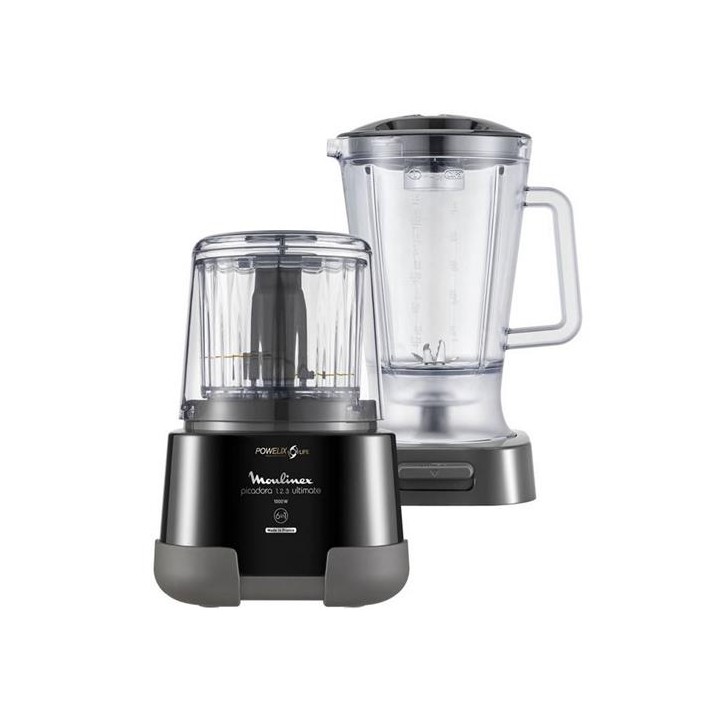 Moulinex DP815855 1.2.3 Ultimate Blender Batidora + Picadora 1000W