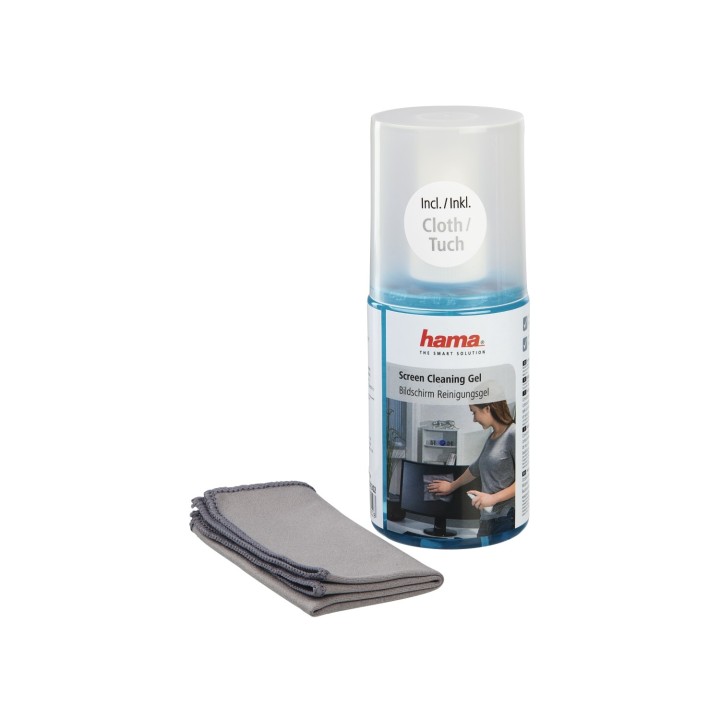 Hama 00078302 kit de limpieza para computadora Portátil, PC Gel para limpieza de equipos 200 ml