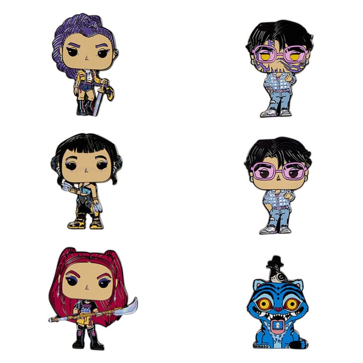 Blind Box Mystery Enamel Pin Kpop Demon Hunters Loungefly surtido