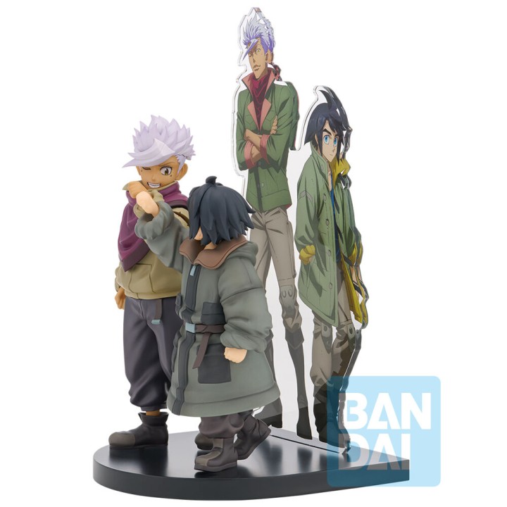 Figura Ichibansho Augus Mikazuki & Itsuka Orga Iron-Blooded Orphans Mobile Suit Gundam 18cm