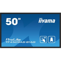 iiyama TF5039AS-B1AG pantalla de señalización Pantalla plana para señalización digital 125,7 cm (49.5") LED 500 cd / m² 4K